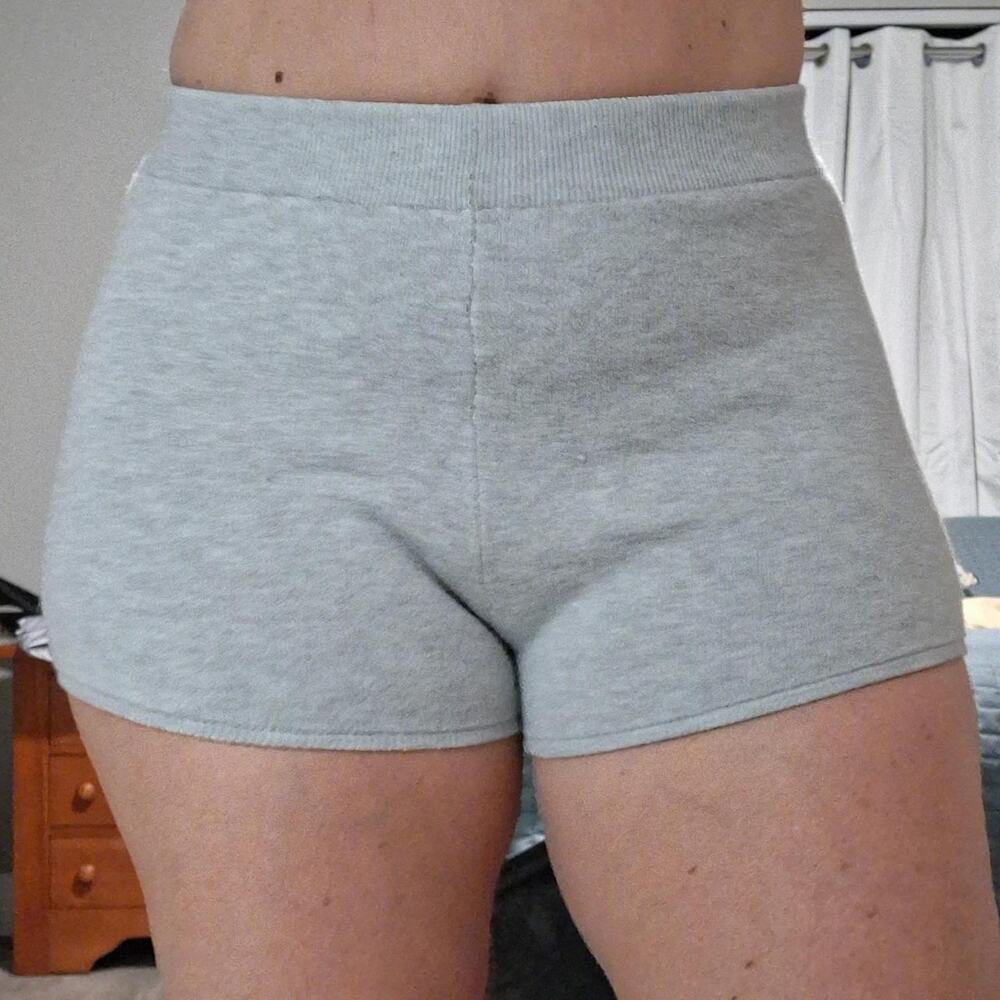 Wild Fable Grey Knit Lounge Shorts - Size S ✨